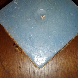 Capri Candle Designs vintage old candle which has beening storage up and around